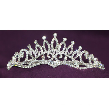 Fashion Custom Shiny Crystal Bridal Crown Wedding Tiara